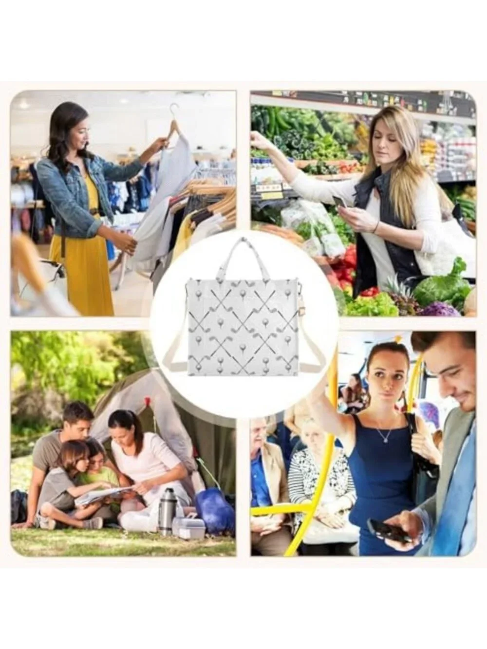 Stylish Corduroy Tote Bag for Women | Casual Crossbody Handbag & Purse for